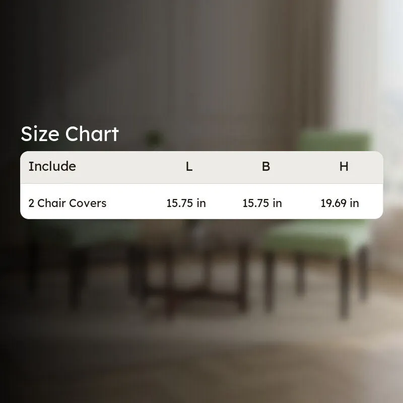 Elvra Classic Chair Cover(Green) - Set Of Two media 7