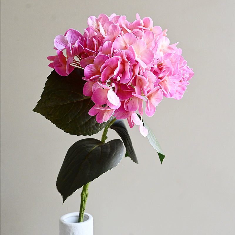 Caelia Artificial Hydrangea Stick - Pink media 6