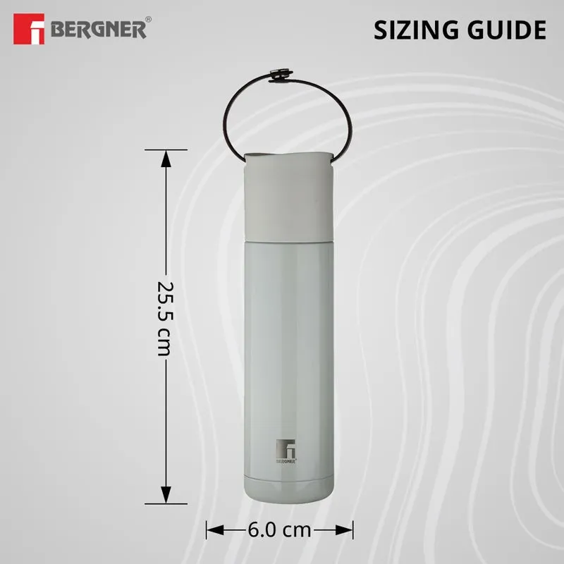 Bergner Walking Thermosteel Hot and Cold Flask (Grey) - 500 mL media 7