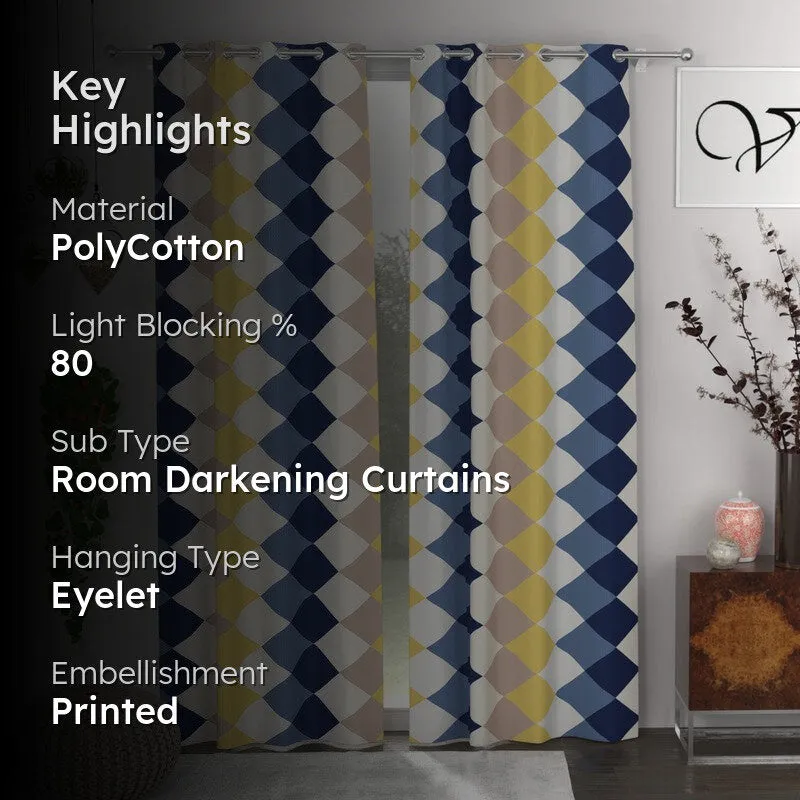 Angle Flow Panel Curtains - Set of Two media 2