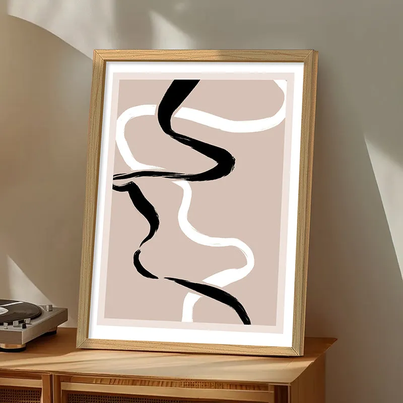 Monochrome Twist Wall Art media 2