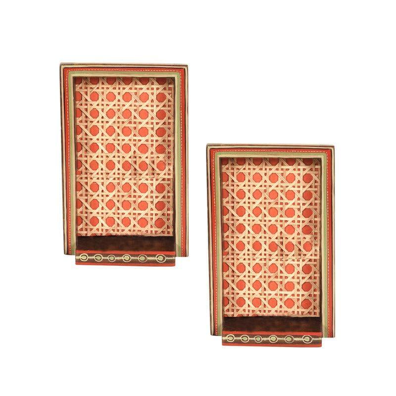 Ethnic Bliss Wall Shelf - Set Of Two media 4