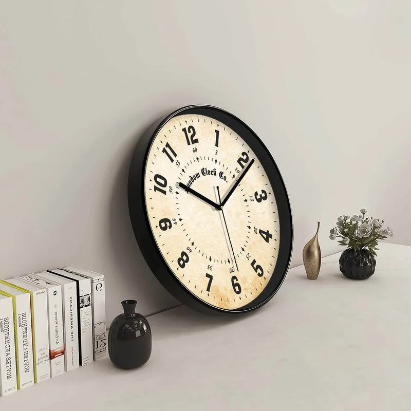Antiqua Premium Silent Sweep Wall Clock - Beige media 3