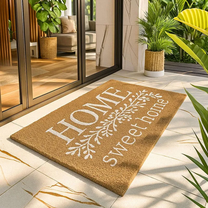 Home Sweet Home Coir Door Mats - Brown media 3
