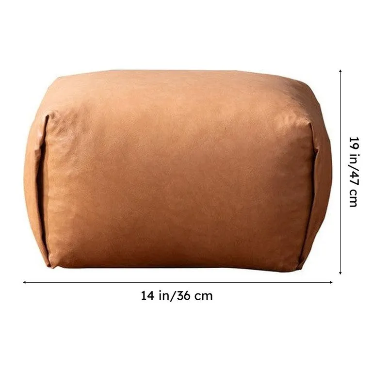 Simple Geometry Pouffe - Brown media 7