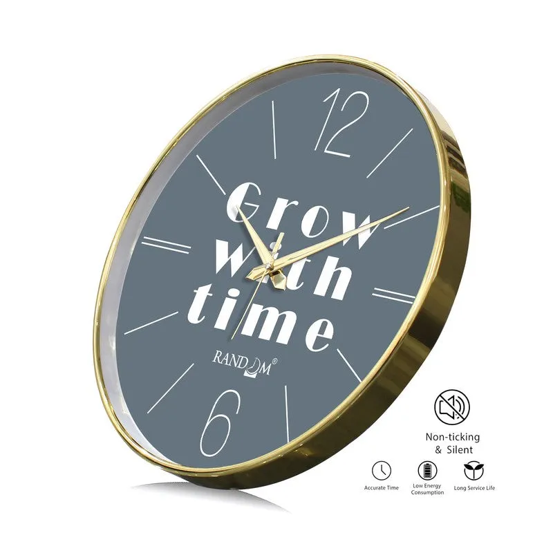 Grow With Time Round Analog Wall Clock - Grey media 7