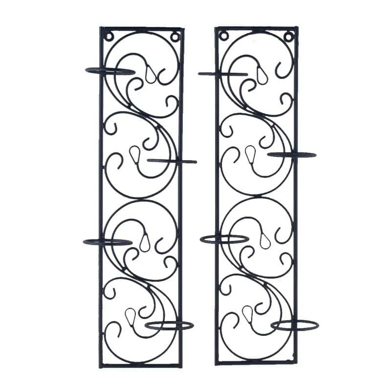 Twisted Luminaire Candle Holder (Blue & Red) - Set Of Two media 4
