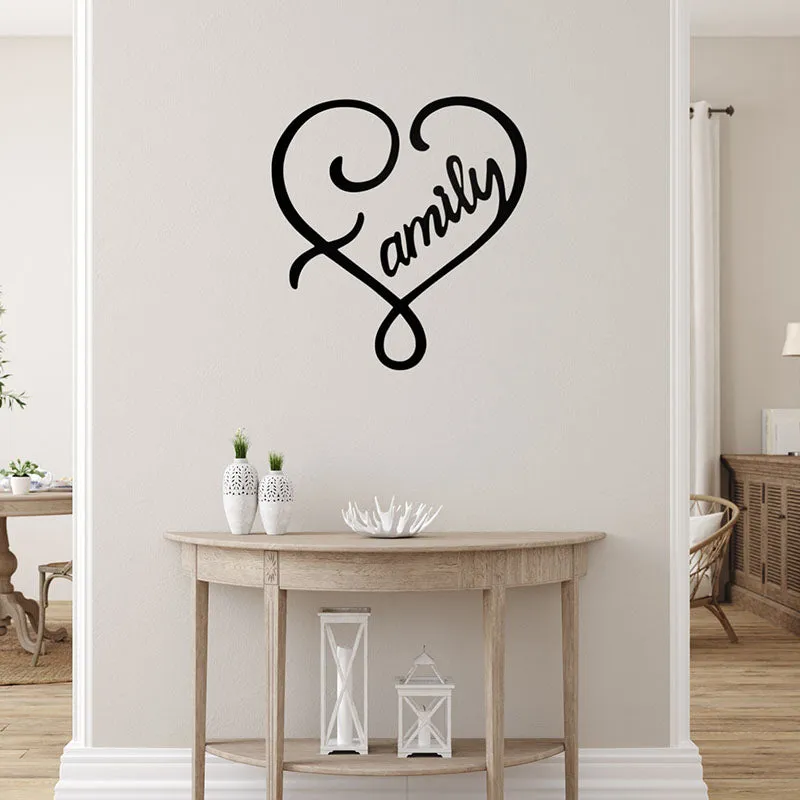 Family Black Iron Wall Accent media 1