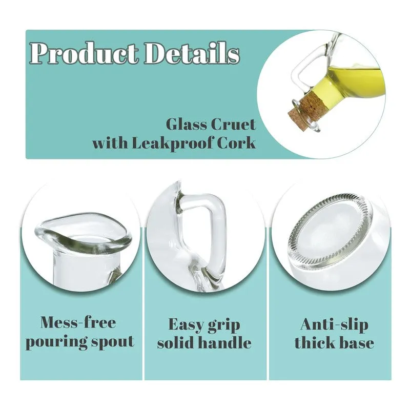 Pure Pour Glass Oil Dispenser (180 mL Each) - Set Of Two media 10