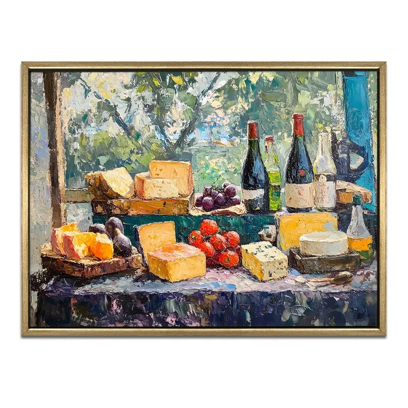 Summer Feast Canvas Wall Painting With Frame media 3