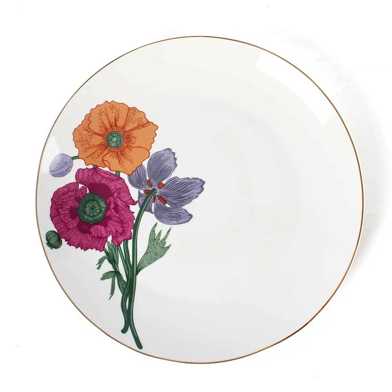 Linea Luxe 24k Gold Brushed Dinner Set (Multicolor)- 20 Piece Set media 5
