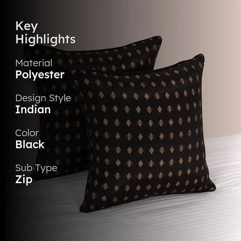 Starry Night Printed Cushion Cover - Set Of Two media 2
