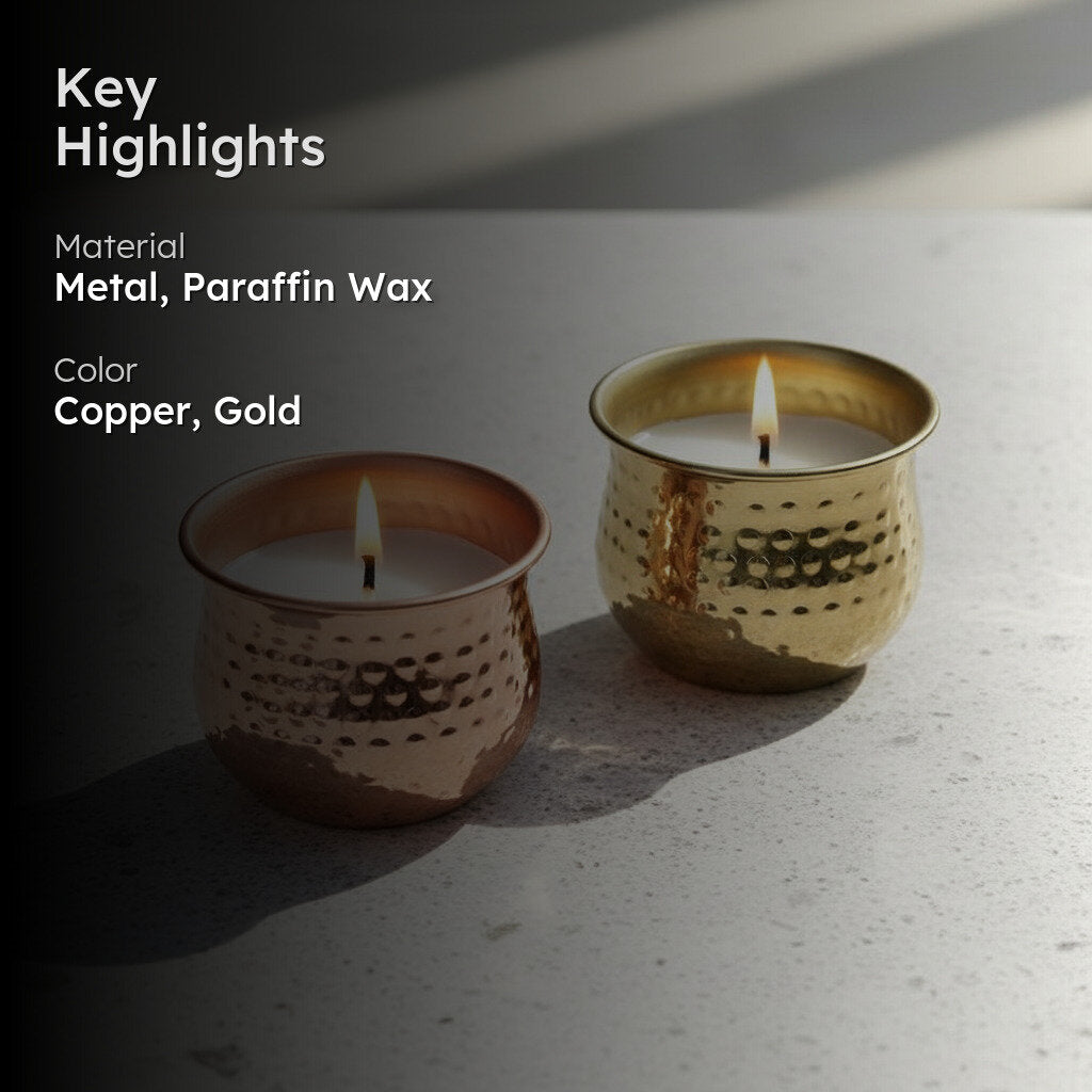 Navya Vanilla Scented Festive Tealight Candle - Set Of Two media 2