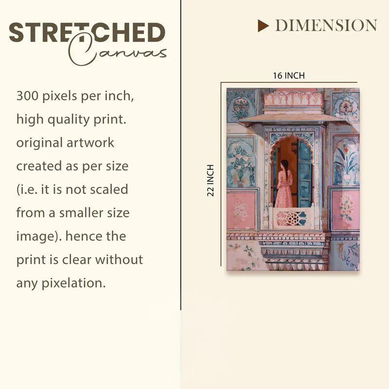 The Haveli Window Canvas Wall Art & Paintings media 9