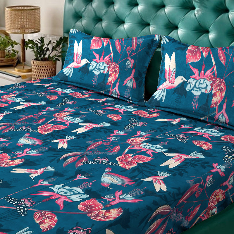 Evangeline Fitted Bedsheet - 180 GSM media 5