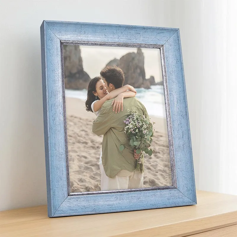 Elegant Vintage Style PVC Photo Frame - Blue media 5