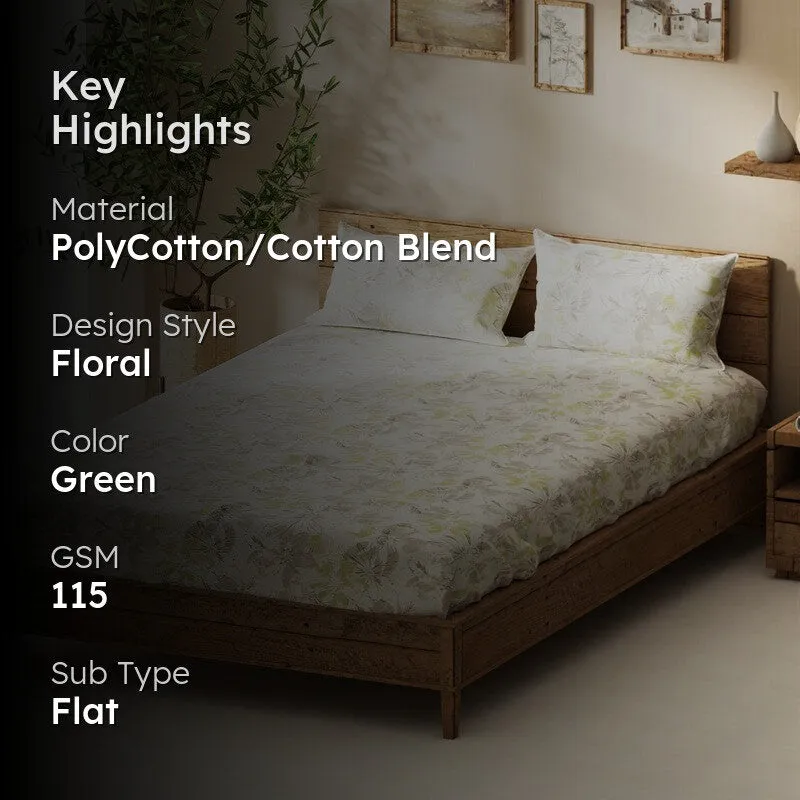 Sylricon Bedsheet (Green) - 115 GSM media 2