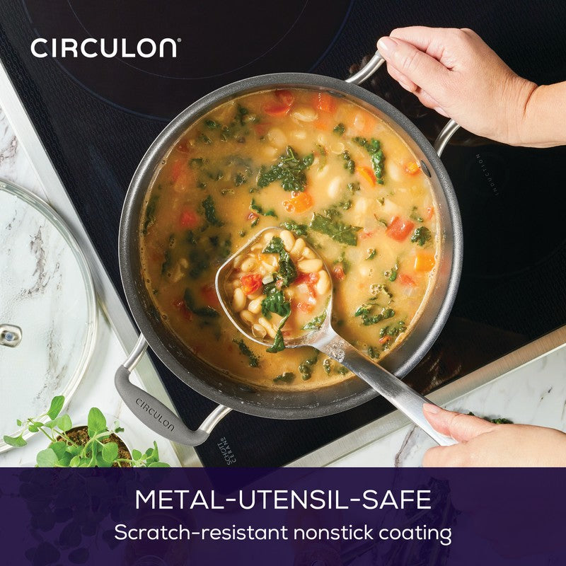 Circulon Aluminum Cooking Pot with Lid - 7580 ML media 12