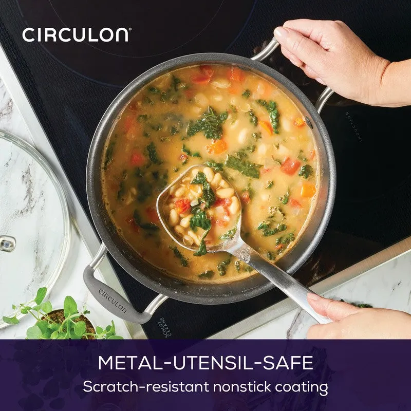 Circulon Aluminum Cooking Pot with Lid - 7580 ML media 12