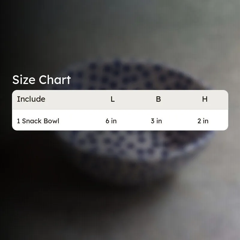 Otello Ceramic Snack Bowl (Blue) - 200 mL media 6