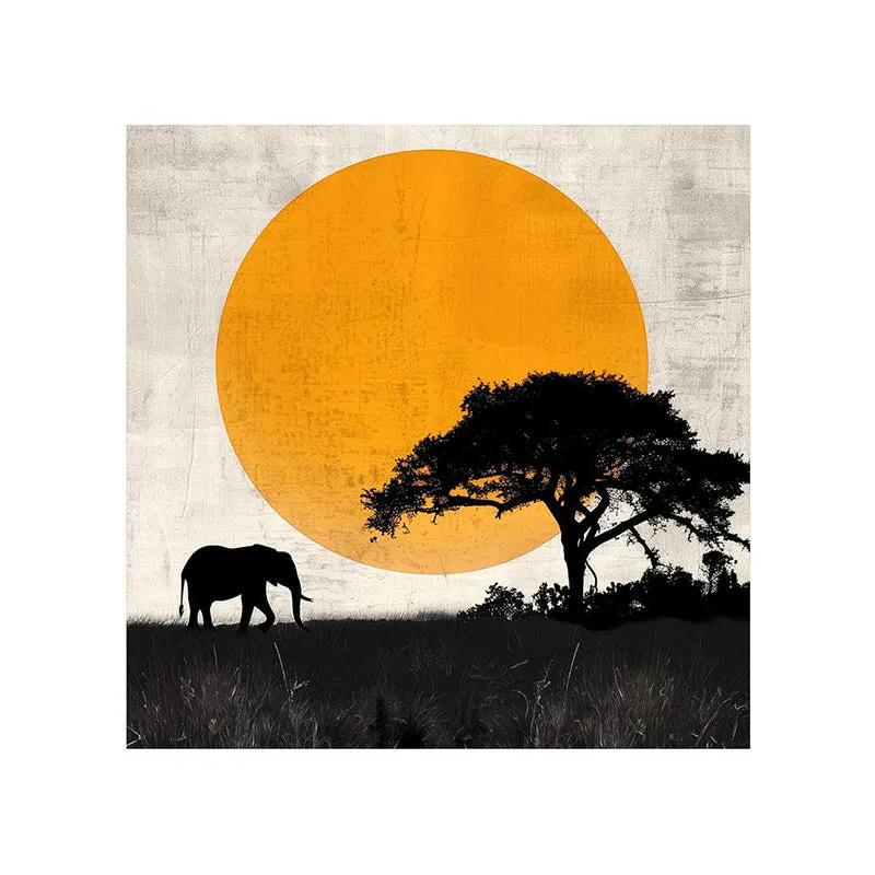 Sunset Gentle Giant Wall Painting media 5