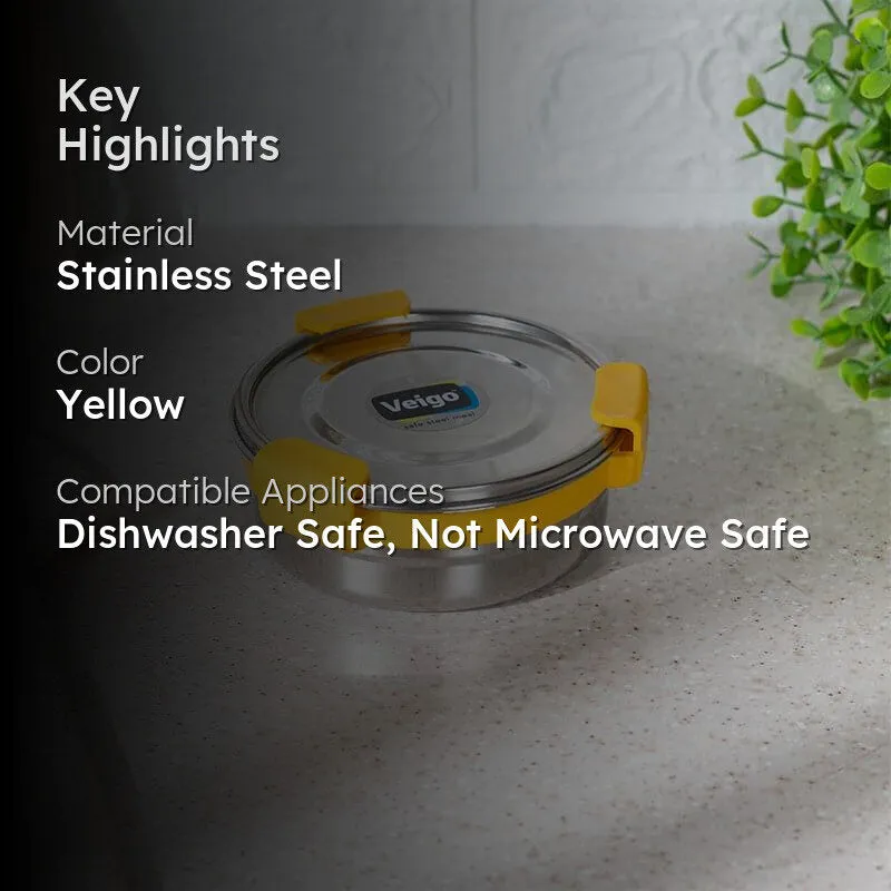 Clip Lock Lunch Box (275 mL) - Yellow media 2
