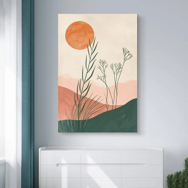 Wispy Meadow Wall Painting media 3