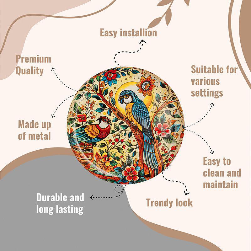 Arcturus Printed Metal Wall Plate - Set Of Two media 4