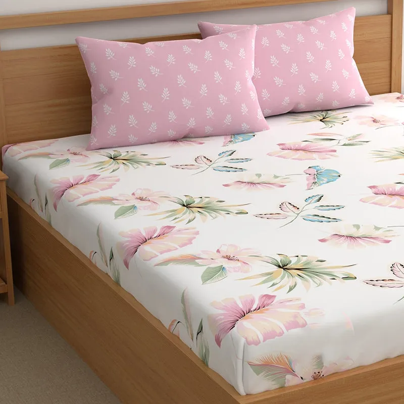 Vibrant Monstera I Microfiber Microfiber Bedsheet - 150 GSM media 4