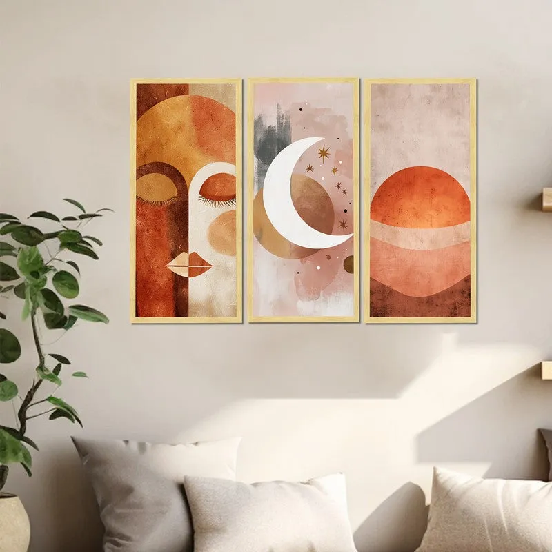 Facial Framed Wall Art - Set Of Three media 5