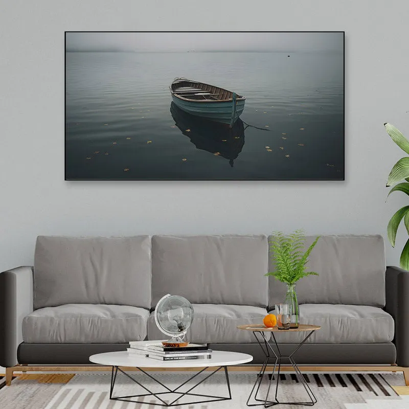 Row Solace Wall Painting With Frame media 3