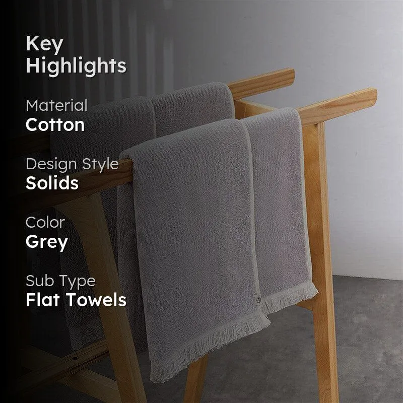 Melange Terry Cotton Hand Towel - Glazed Stone media 2