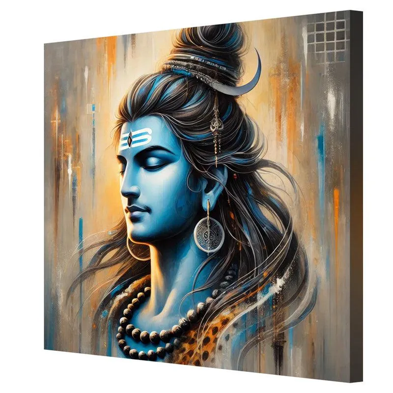 Shambo Mahadeva Wall Painting media 5