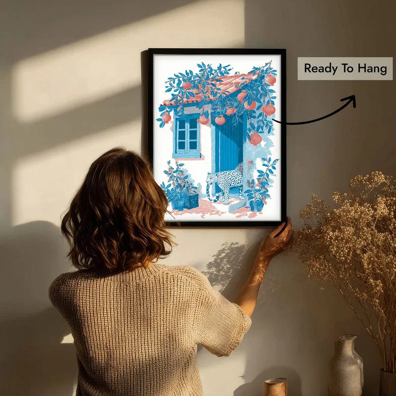 Orchard Whim Canvas Wall Painting - Black Frame media 8