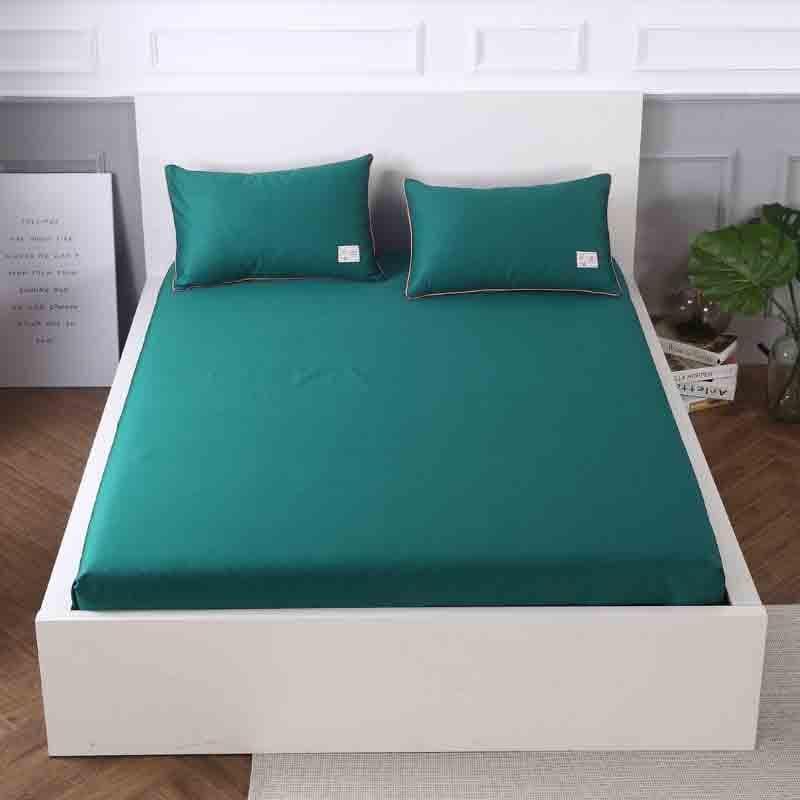 Gaudy in Teal Cotton Bedsheet - 210 TC media 3