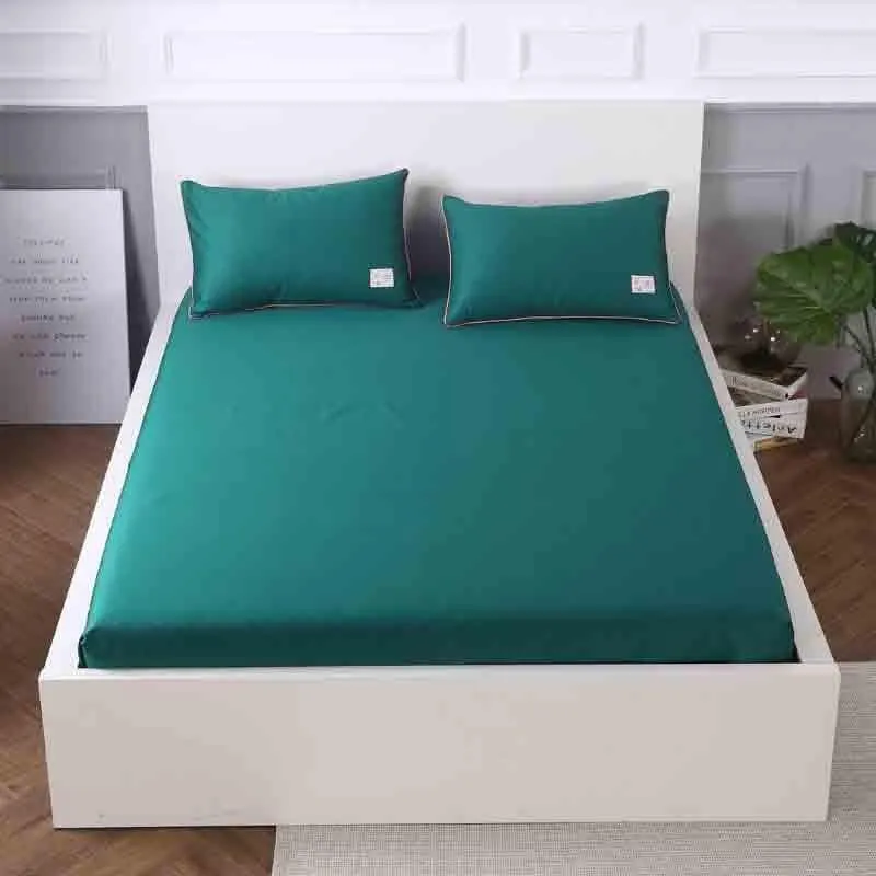 Gaudy in Teal Cotton Bedsheet - 210 TC media 3