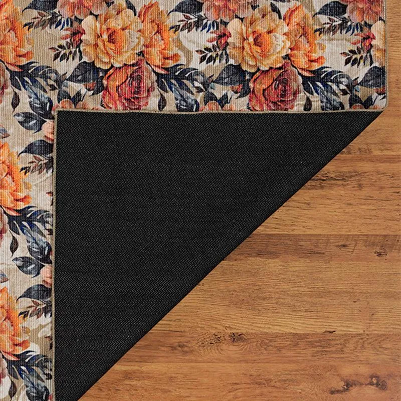 Charlotte Floral Carpet - Orange & Red media 7