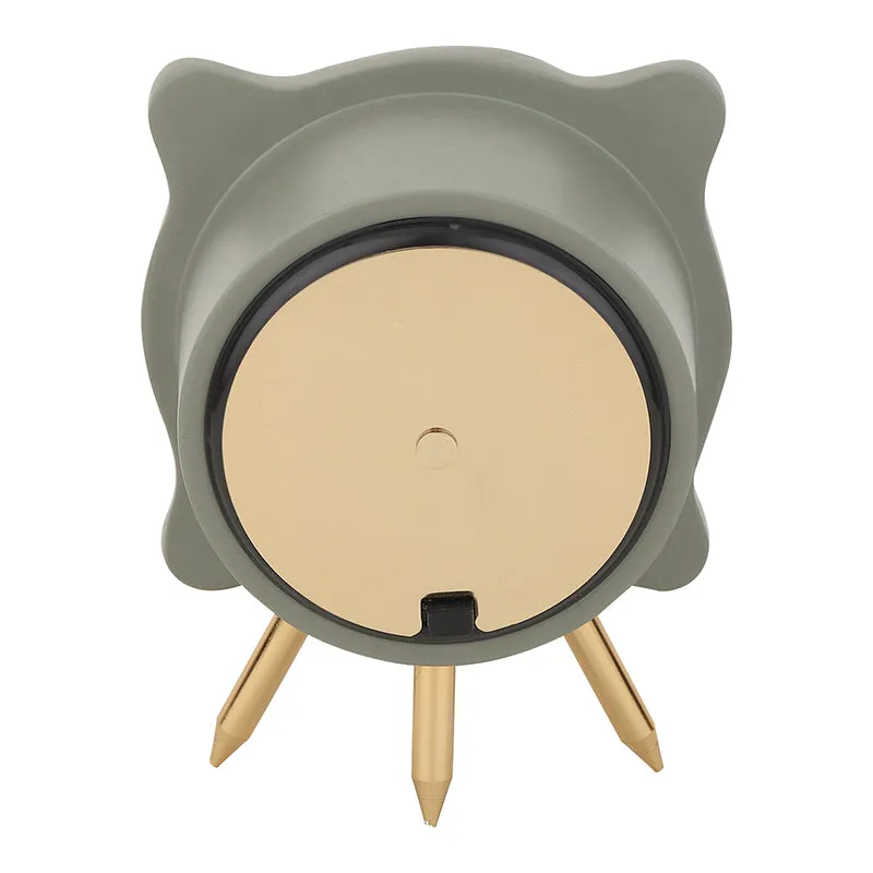Evera Analog Table Clock - Grey media 5