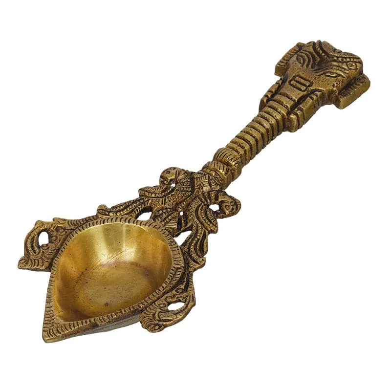 Kripa Ethnic Diya With Handle media 3