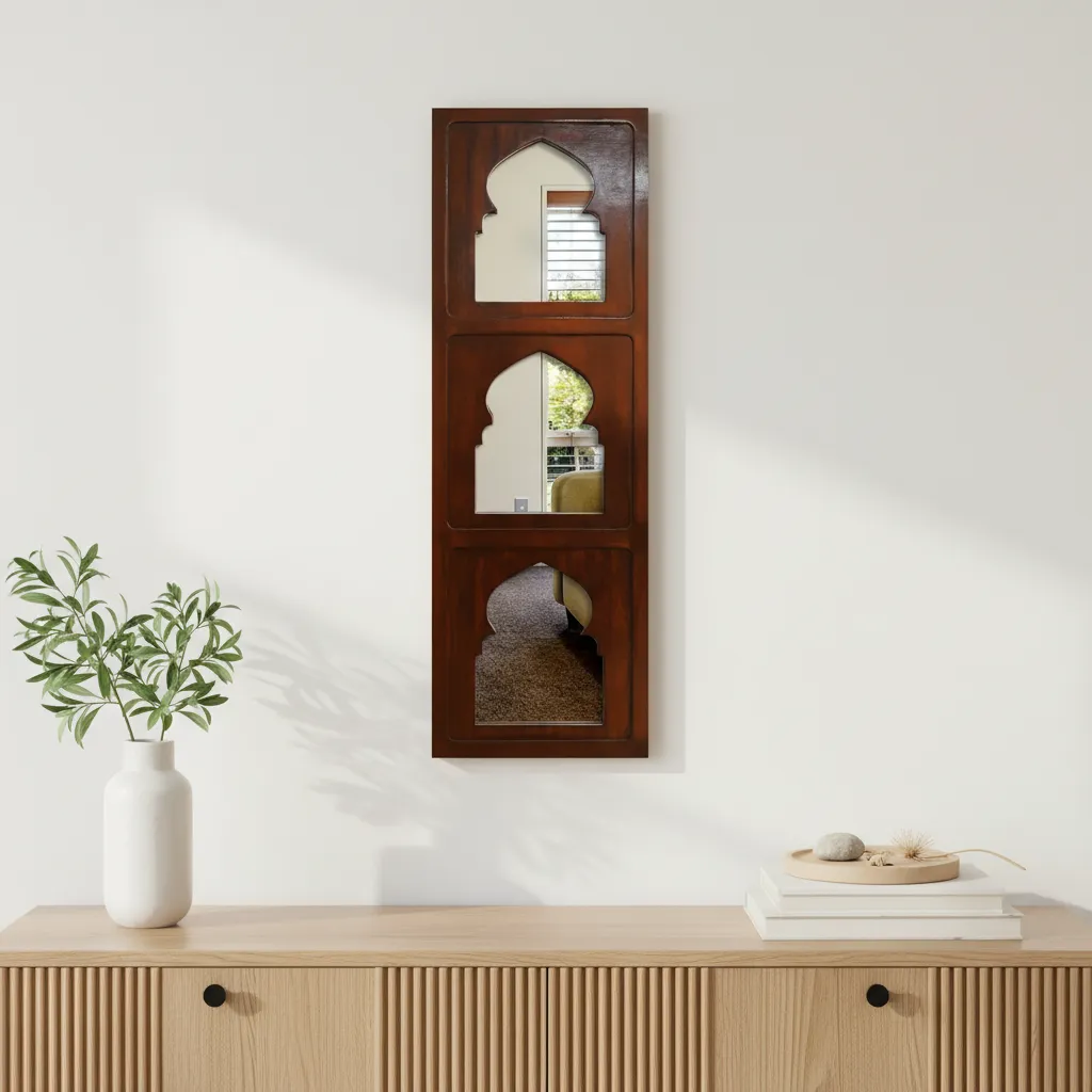 Jharokha Reflections Wall Mirror media 1