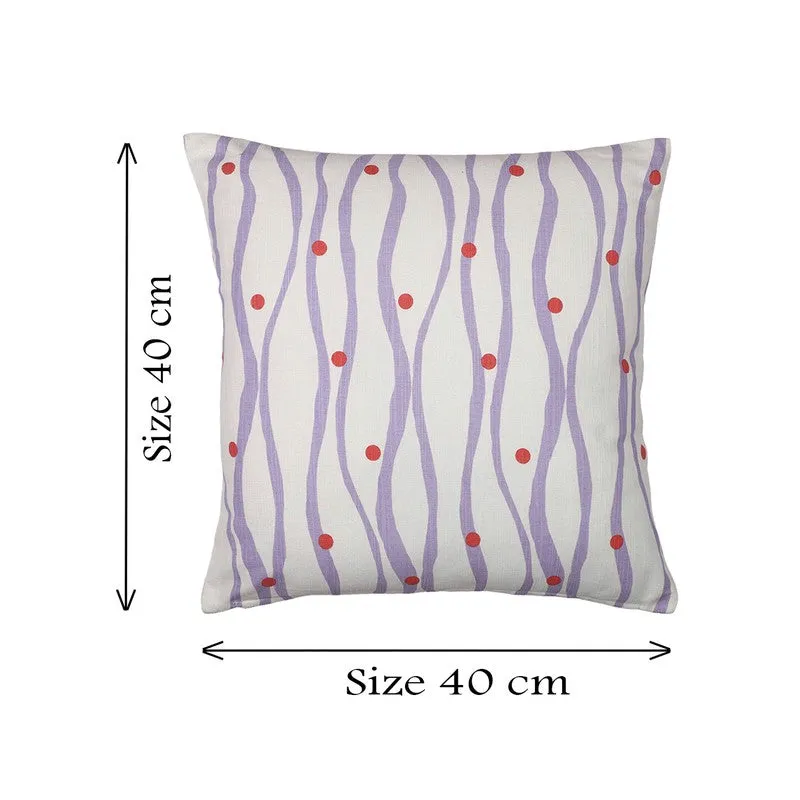 Artwave Cotton Cushion Cover (Purple) - Set of Two media 7