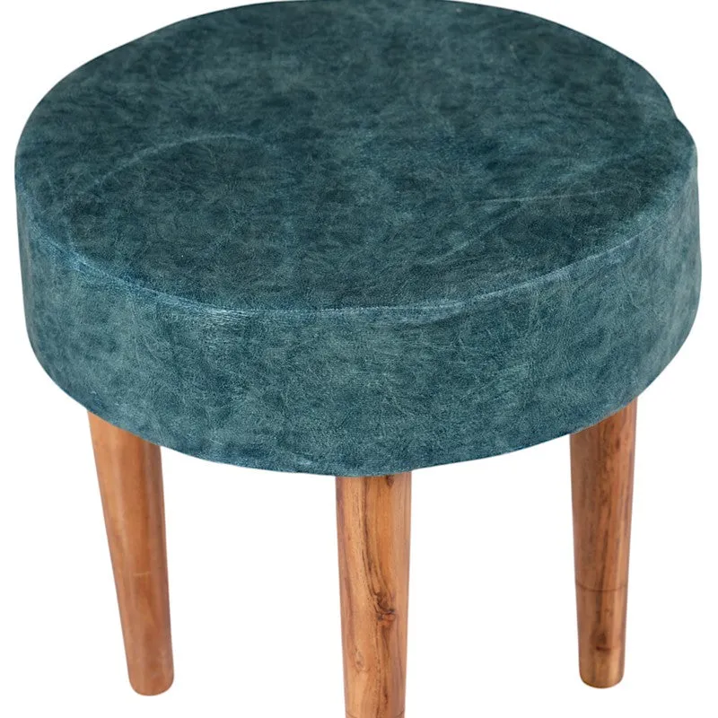 Ovrox Sheesham Wooden Bench - Blue media 5