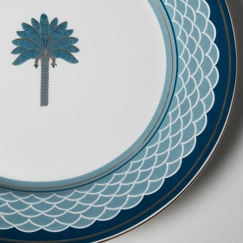 India Circus Blanche Bone China Dinner Plate media 5