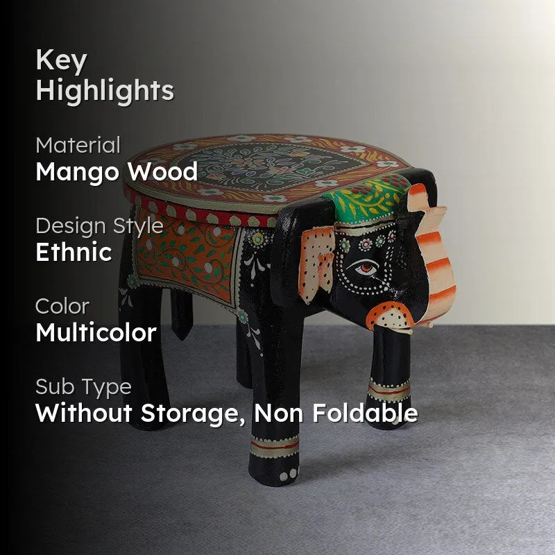 Regal Hastina IV Mango Wood Stool media 2