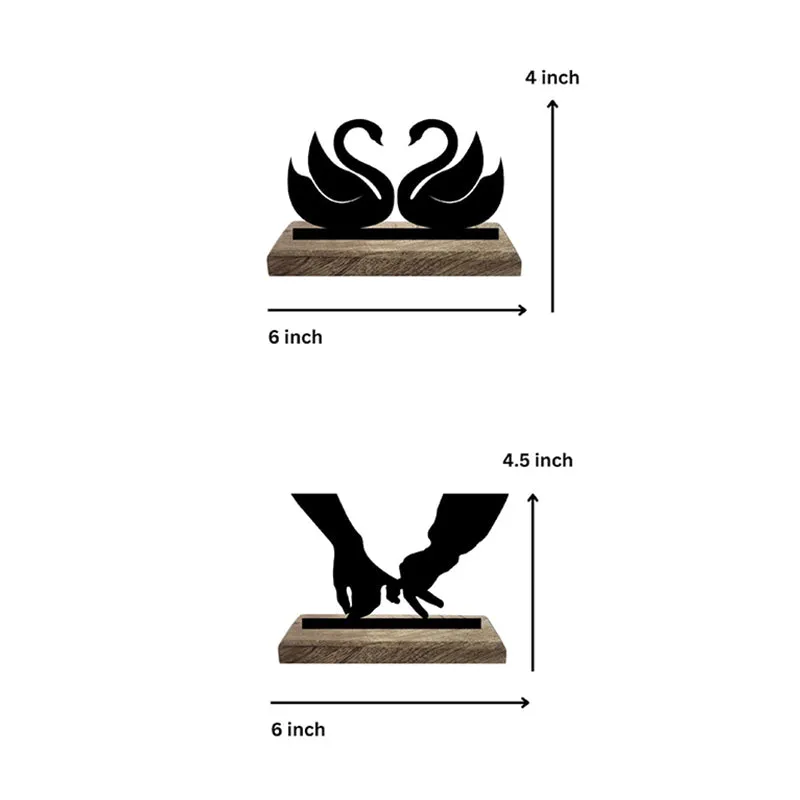 Regal Romance Showpiece - Set Of Two media 7