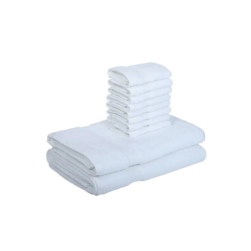 Miorah Towel Combo (White) - Set Of Ten media 4