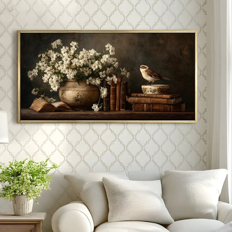 Aesthetic Canvas Wall Painting With Frame media 4