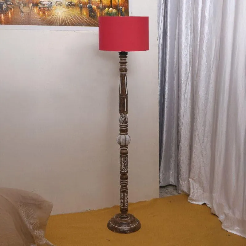 Colton Dona Floor Lamp - Cherry Red media 3