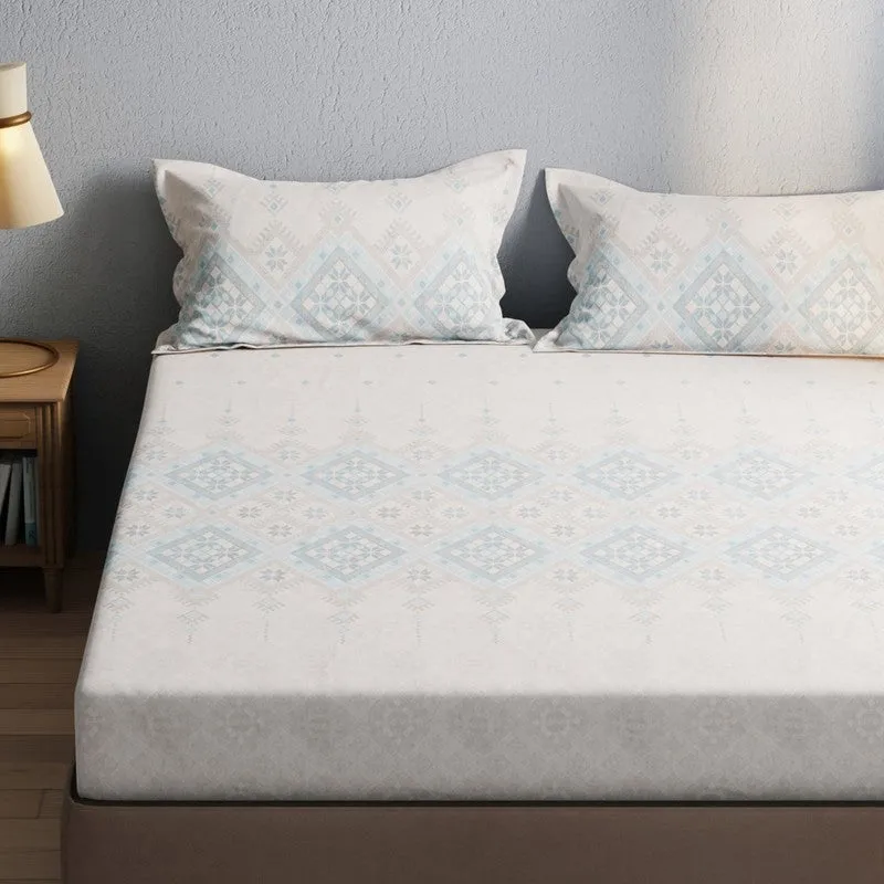 Arlyn Bedsheet (Blue) - 115 GSM media 4