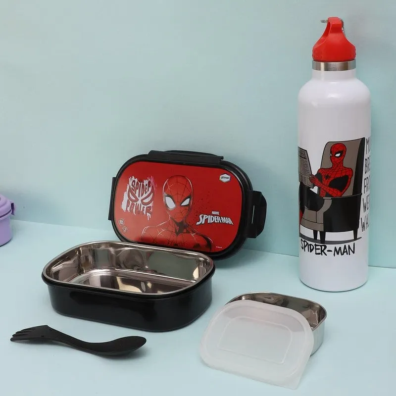 Spider Hero Lunch Box 800 ML With 1000 ML With Water Bottle - Two Piece Set media 6
